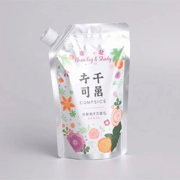 Aluminium Liquid Frozen Stand up Spout Drink Pouch Custom Plastic Aluminum Packaging Foil Bags