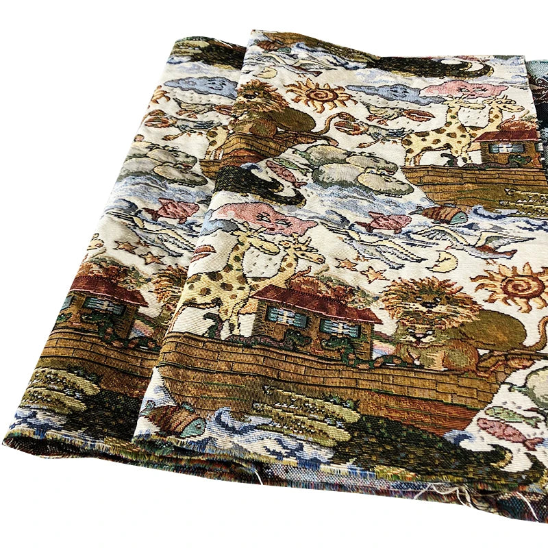 LOW MOQ Custom Cariety of Style Tapestry for Clothing Fabric Woven Jacquard Weave