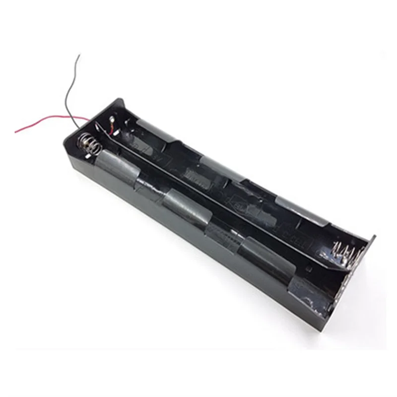 The Long Type Two Rows 8*D Battery Holder with Wire Leads