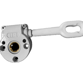 White Aluminum & Steel Manual Operation Awning Parts with Coated Gear Box