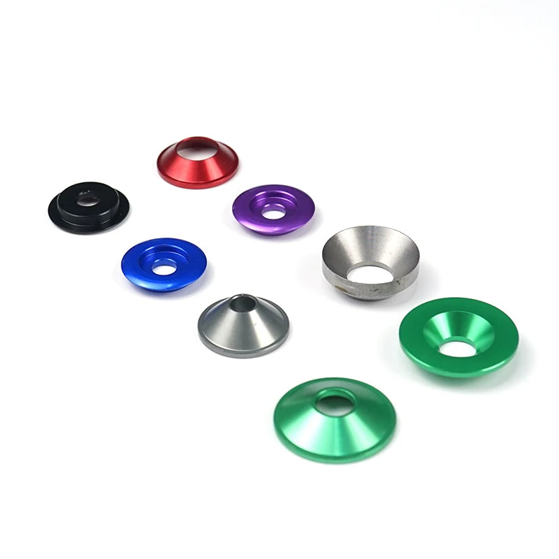 Custom Aluminum 8 Hole WasherJdm Fender Washers Cnc Machining of Aluminum Alloy