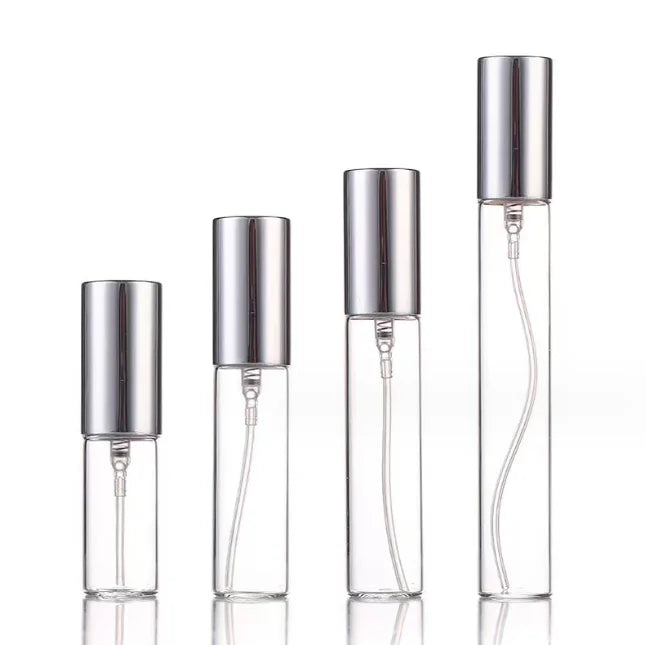Small 5ml 8ml 10ml 15ml Glass Spray Bottles with Screw Cap for Perfume Essential Oil Other Sprays