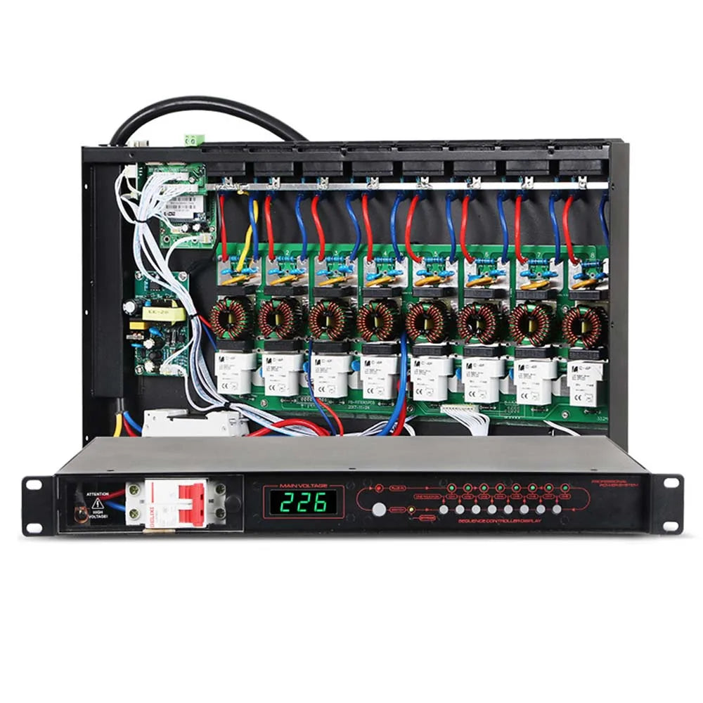 Depusheng DL8 Factory Wholesale Professional 8 Channels Digital Power Sequencer with RS232 Interface WIFI Control