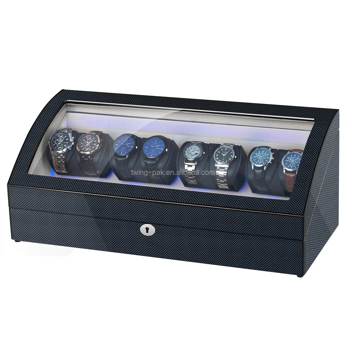 Best Selling Wooden orbit Automatic Watch Winder for 8+8 Watches