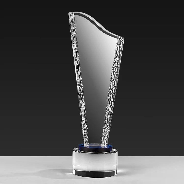 Classical Cheap Awards Glass Trophy Crystal Engraving Awards Engraving Glass Awards
