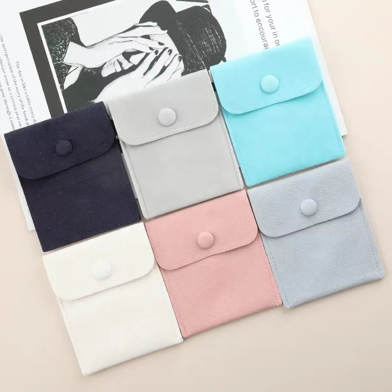 OEM Guasha Pocket Colorful Custom Make up Bags Silk Bags for Packaging Jewelry Pouches Jade Roller Gua Sha Small Velvet Bag