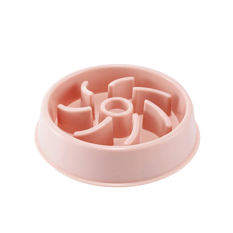 Manufacturers of Environmentally-friendly Food-grade Plastic Pet Dog Cat Food Bowl Slow Anti-choke Pet Bowls Cups
