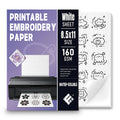 Wash-Away Printable Embroidery Transfer Sticker Paper for Accurate Pattern Positioning and Stitching