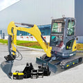 Hot Sale Chinese Cheap Mini Small Excavator China Prices 0.8ton 1ton Mini Crawler Excavator 2t 3.5t for Sale