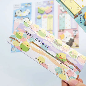 Nekoni Hot Sale Sticky Notes Pad Memo Pad Animal Self-Stick Note Pads Paper Index Bookmark Pearlescent Laser Cute Memo Note
