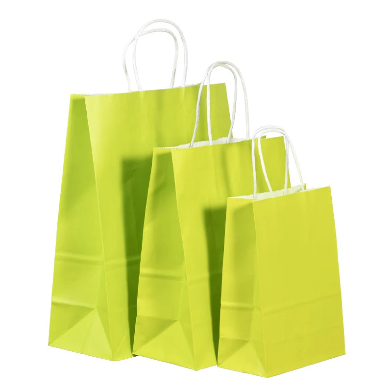 Custom Printed Eco-Friendly Classic Recyclable Kraft Paper Bags for Clothing Gifts Shopping-Factory Sale