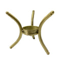 Wholesale crystal sphere stand gold copper metal stand