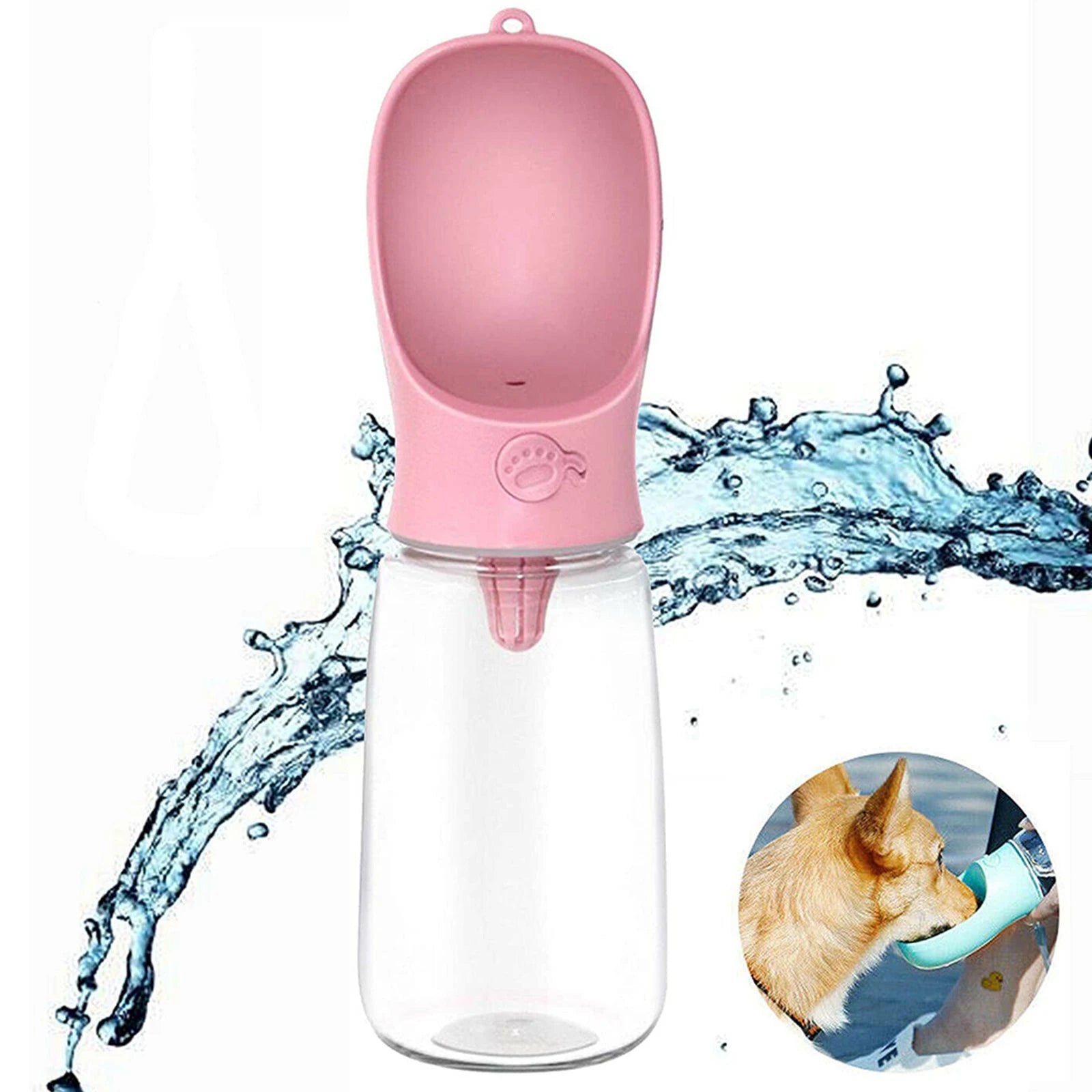 ZMaker Portable Leak Proof Dog Travel Water Bottle Dispenser Outdoor Pet Water Bottle for Dogs