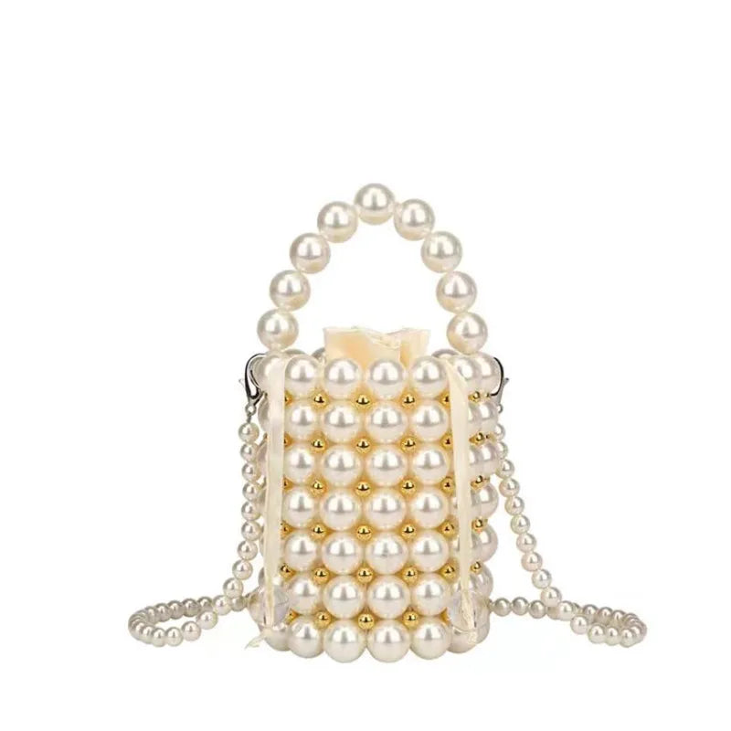 New Pearl Totes Bag Sweet Breeze Party Bag studded With Diamonds