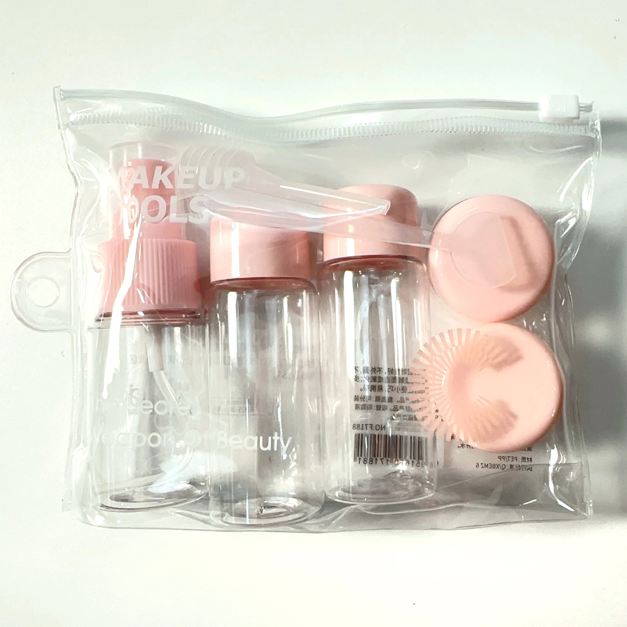 SBELLE 2023 Mini Travel Bottle Set for Cosmetic Packaging Plastic Travel Set Cosmetic Container Travel Kit Plastic Bottles