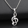 Customized Sliced Stainless Steel Muse Pendant Necklace Chain SCP004