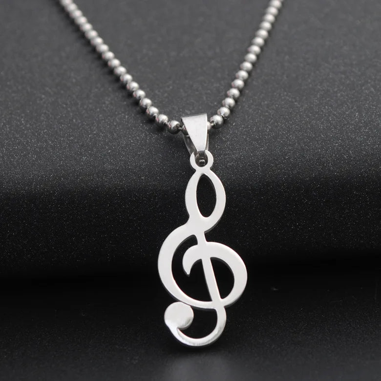 Customized Sliced Stainless Steel Muse Pendant Necklace Chain SCP004