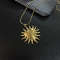 Wholesale 18k Gold Plated Stainless Steel Big Heart Waterproof Jewelry Women Necklace  Daily Wear