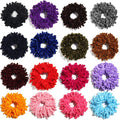 Jumbo Fur extra Large Winter Fluffy Plush Velvet Scrunchie Muslim Oversized  Hair Tie Huge Volumizer Hijab Volumising Scrunchies