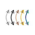 316L Stainless Steel Lip Tongue Nail Eyebrow Nose Septum Nail Belly Navel Helix Cartilage Screw Titanium Body Piercing Jewelry