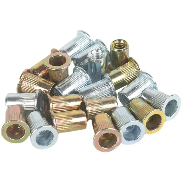 M3 M4 M5 M6 M8 M10 M12 Countersunk Flat Head Threaded Zinc Plated Blind Insert Rivnuts Blind Insert Rivet Nuts