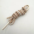 Versatile Cow Leather Shoe Laces-3mm Diameter 60-230cm Length Colorful 10 Colors Fashion-Conscious Accessories for Leather Shoes