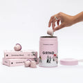 Customized Full Printing Airtight Tea Tins Food Grade sealed Screw Top Coffee Tin Packaging Box With Valve