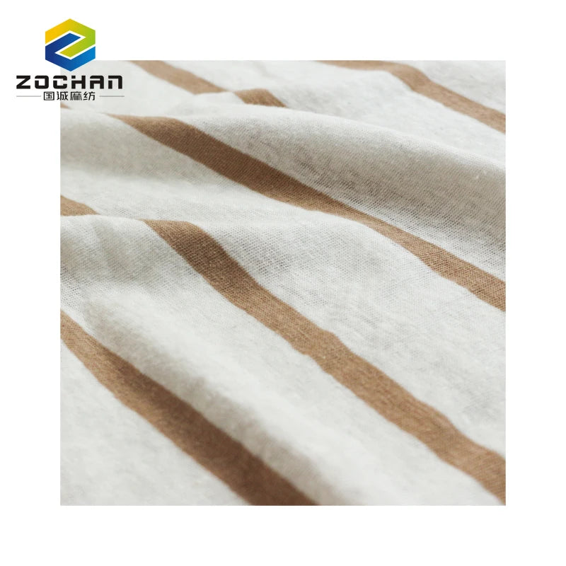 Felicity Soft and Comfortable 55% Linen 45%Cotton Jersey for Sleeve t Shirt