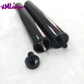 Xmlivet 8inch Black Carbon Billiards Pool Cue Extension with Bumper for Jacoby Cues Wholesales Cue Extenders Accessories