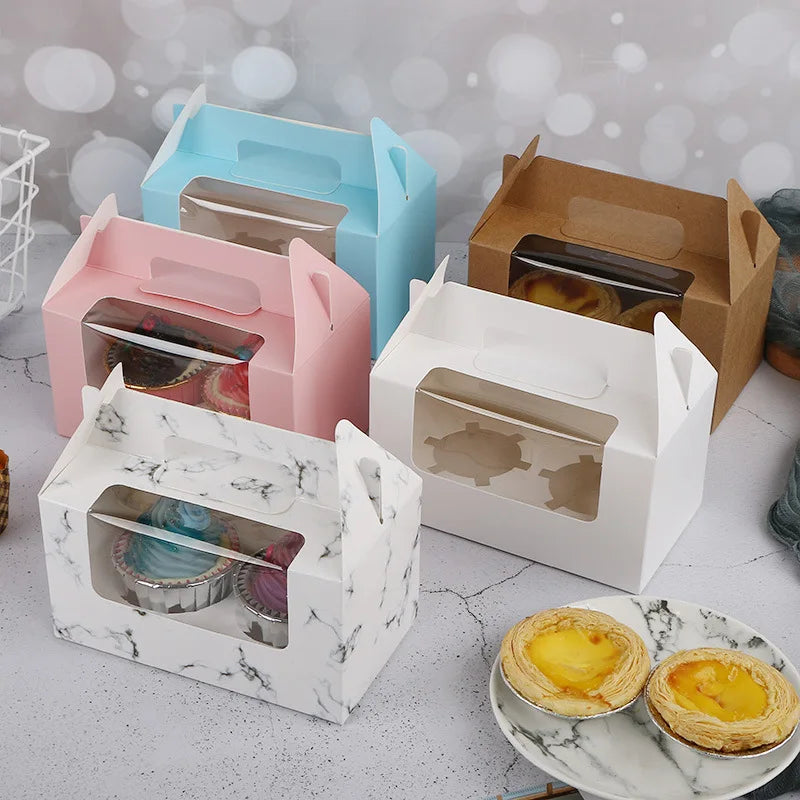 Customizable Gift Snack Packing Box Multi-color Wedding Packing Cake Cookie Candy Tart Paper Box Festival Supplies