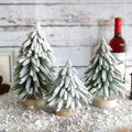A94 Wholesale Home Decoration Mini Christmas Artificial Snowflake Pine Needle Tree Christmas Ornament Artificial Christmas Tree