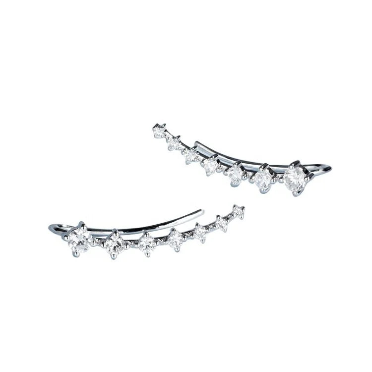 Starlink Earring for Women Classical  Round  Earrings 18k Gold Lab Round Diamond Daily Life Earrings for Women Girl