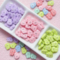Cute Cartoon Oil Dropping alloy character Rabbit Beads Straight Hole Beaded Kawaii Bunny Beads