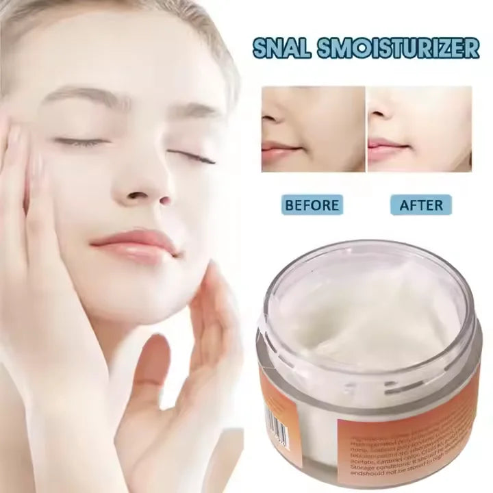 LIFITT Snail Repair Face Cream Skin Care with Snail Mucin Extract Collagen Moisturizing Brightening Whitening Feature
