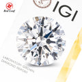 Redleaf IGI Certificate Lab Diamond Wholesale 0.5CT 1CT 2CT 3CT DEF VVS Lab Created Diamond HPHT CVD Lab Grown Diamond