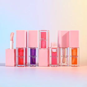 Hydrating Tinted Lip Oil Wholesale Plump Gloss Vegan Fruit Lip Oils Private Label