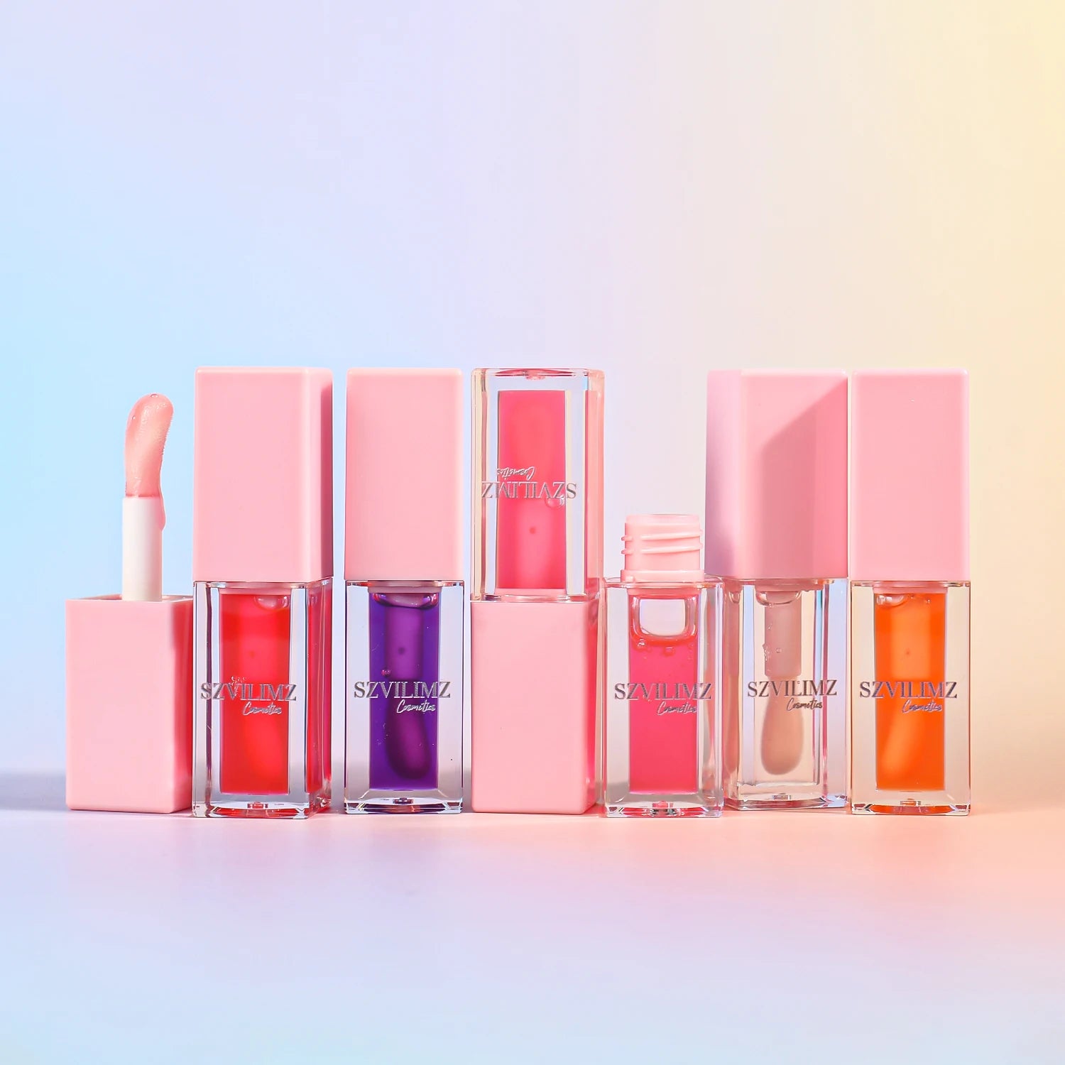Hydrating Tinted Lip Oil Wholesale Plump Gloss Vegan Fruit Lip Oils Private Label
