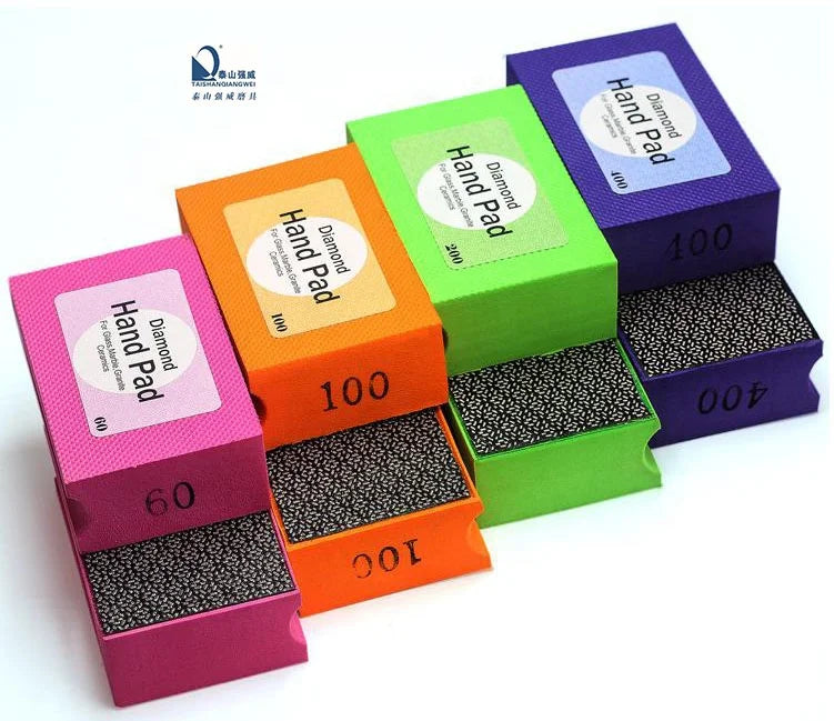 Diamond Electroplated Sponge Foam Hand Polishing Pads