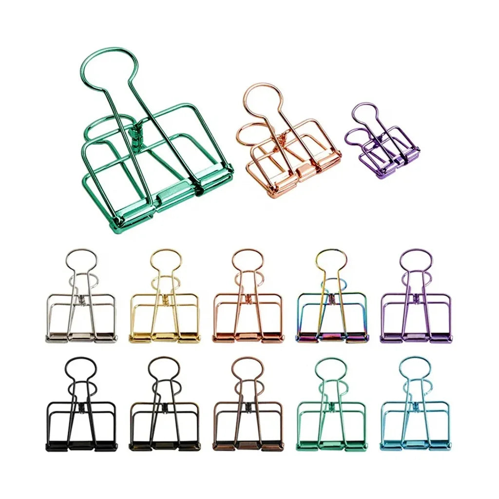 Wholesale Cheap Office Stationery Custom Metal Wire Rope Paper Clips Gold Black 19mm 32mm 50mm Long Promotional Business Gifts