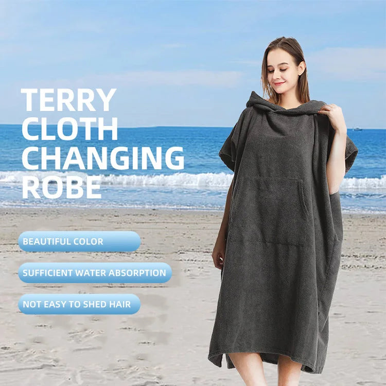 New Arrival Summer Beach Towel Modern Hooded Spring Shirts with Quick Dry & Cool Feel Novelty Pattern