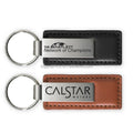 Promotional Gift Custom Embossed Logo Laser Engraving Car Keychain Keyring Pu Leather Keychain Metal Leather Keychain