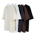 High Quality 230g Heavyweight Oversized T-Shirt 100% Cotton Round Neck Short Sleeve Casual Style Unisex Plus Size Blank T-Shirt