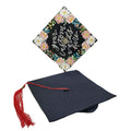 Sublimation Blank MDF Grad Hat Topper Photo Framesw With Adhesive Sticker for Graduation
