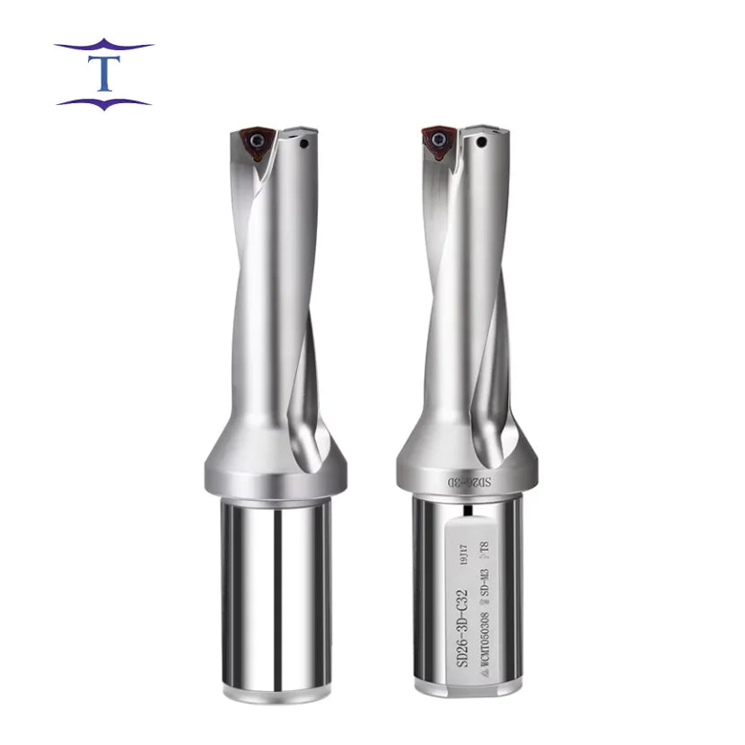 Phoenix Head Super U Drill Replaceable 14-70mm SD-WC Insert Cylindrical Shank Indexable Insert Drill Bit