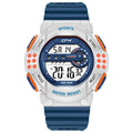 Fashionable LED 50m Waterproof Sports Watch for Men Oval-shaped Digital Reloj Deportivo Hombre with Alarm and Luminous Features