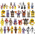 MOC Bricks Midnight Bear FNAF Character Spring Bonnie Action Collection DIY Building Block Sets Educational Toys Kids