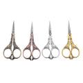 Vintage European Style Scissors Stainless Steel for Cross Stitch Cutting Embroidery Sewing Handcraft Craft Art Work DIY Tool