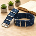 Fashion Sport Integrated Woven Watch Band Flower Print Replacement Fabric Wrist Nylon Watch Strap 18/20/22mm