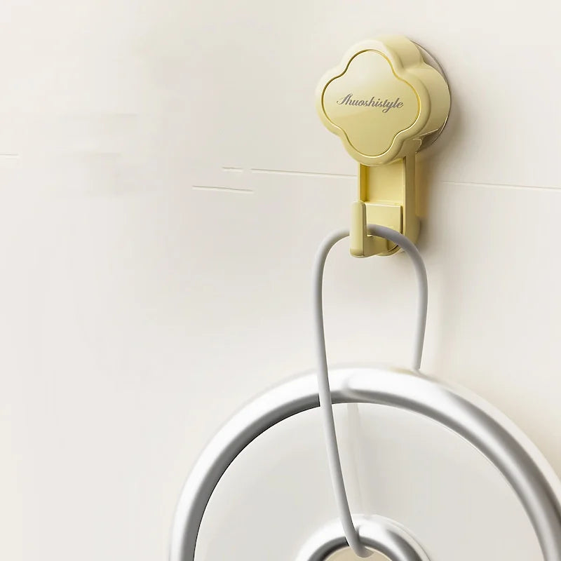 ABS Vacuum Suction Cup for Bathroom Car Door Things Hanging No Glue Tool Free Strong Removable Wall Hook Shower  Hooks