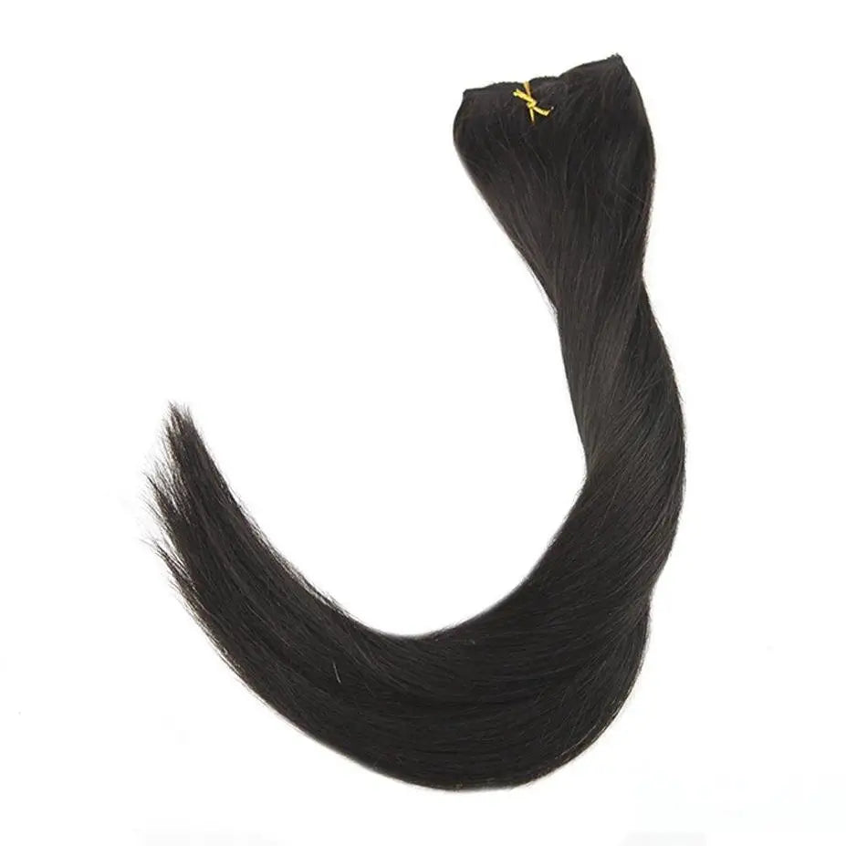 Factory Wholesale Price Human Hair  Invisible   Hair Extensions  with Clips
